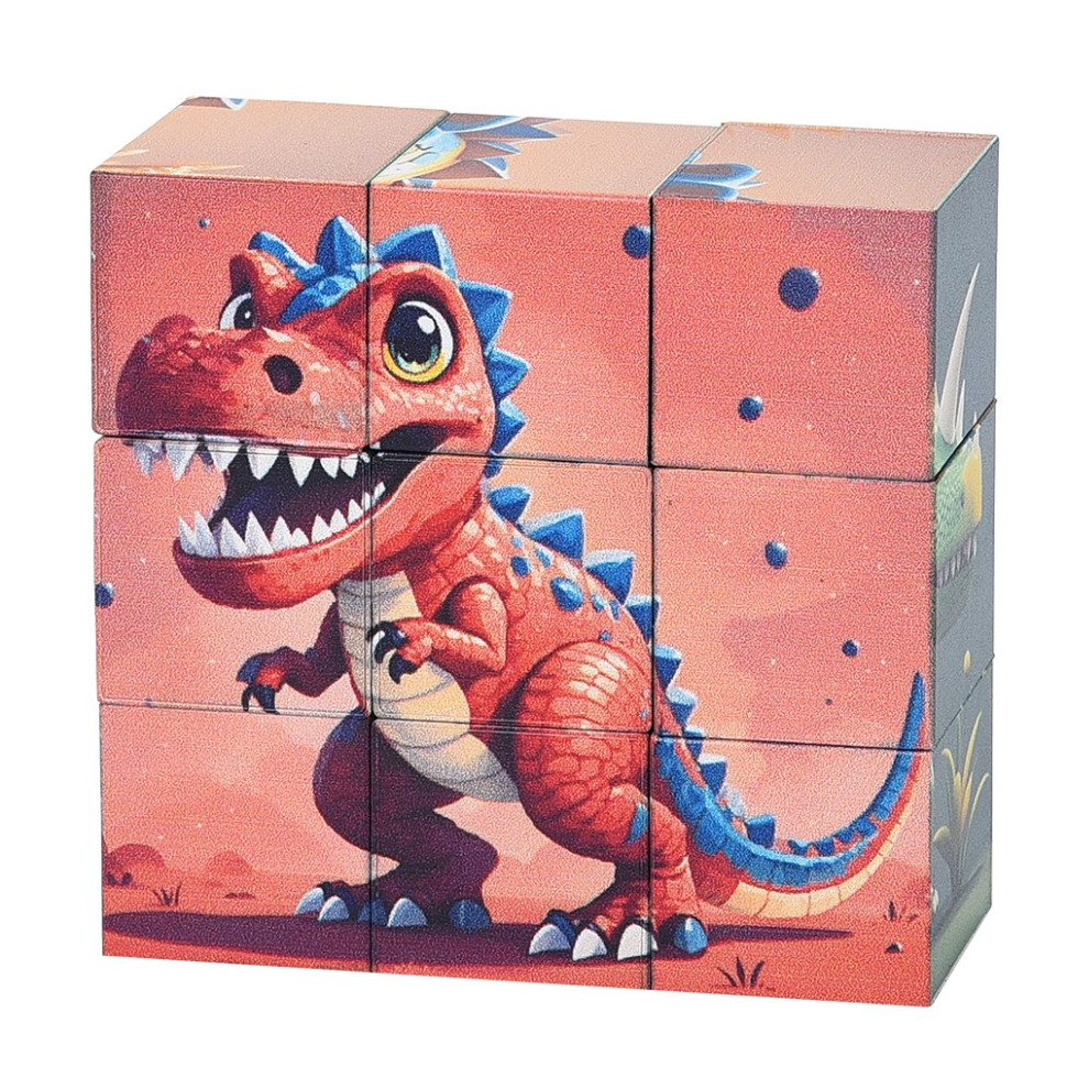 Дитячий магнітний кубік-пазл