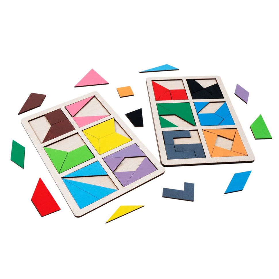Дитячий дерев'яний Танграм