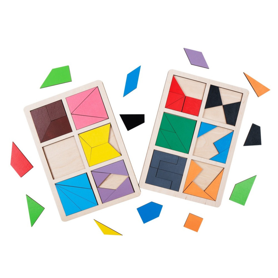Дитячий дерев'яний Танграм