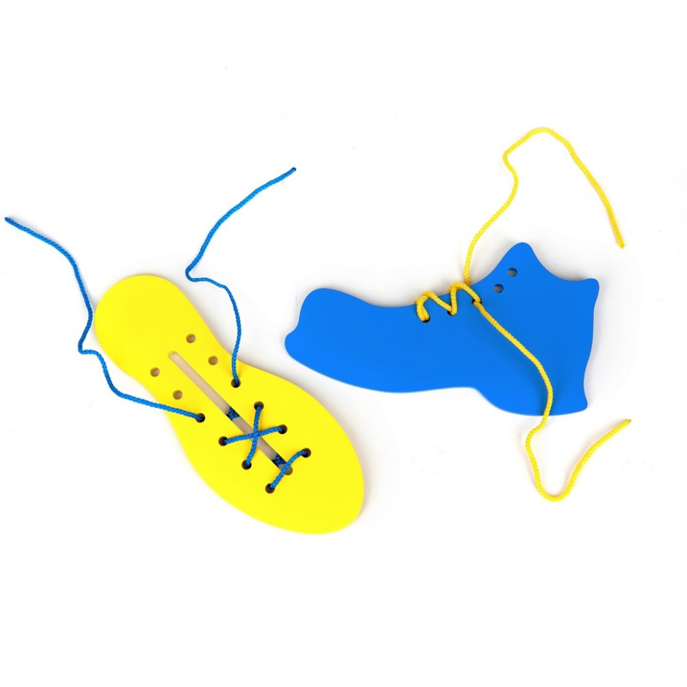 Дитяча дерев'яна шнурівка 