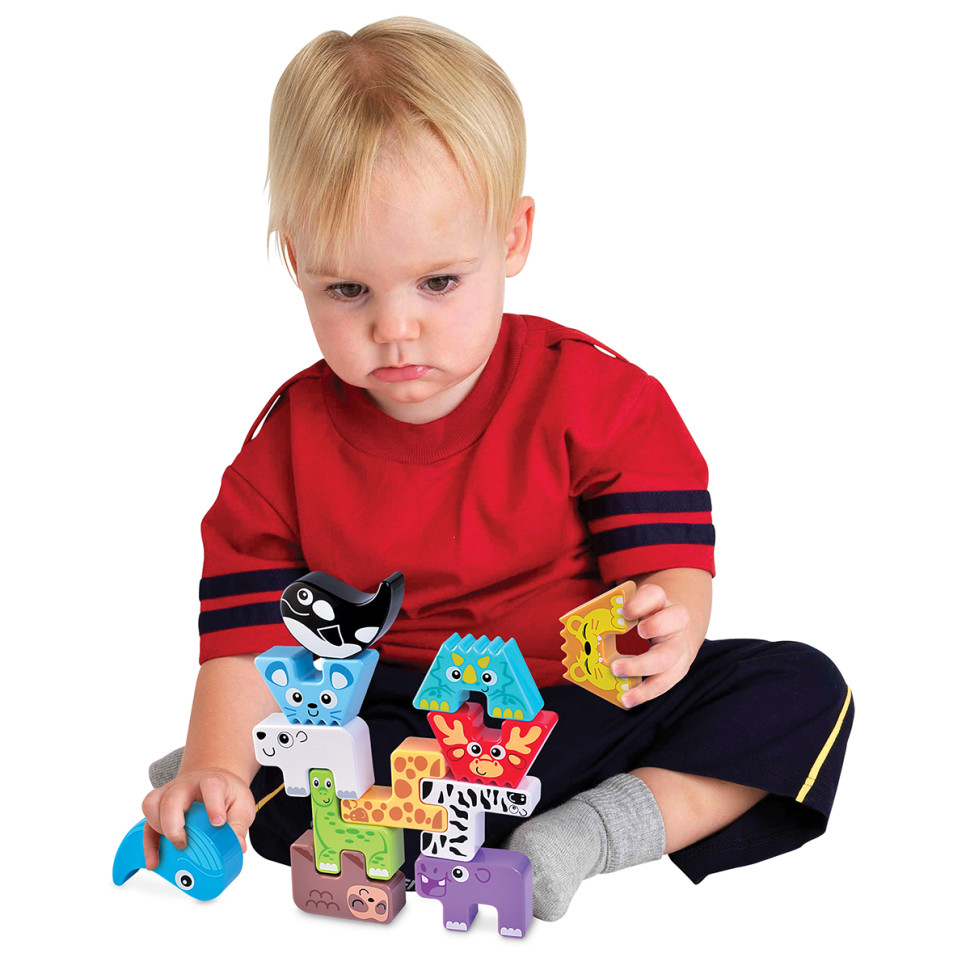 Обучающий игровой набор Зверушки-пазлики Kiddi Smart 4562-KS 12 элементов