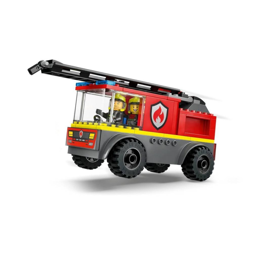 Конструктор Пожарная машина с лестницей LEGO 60463L 82 детали