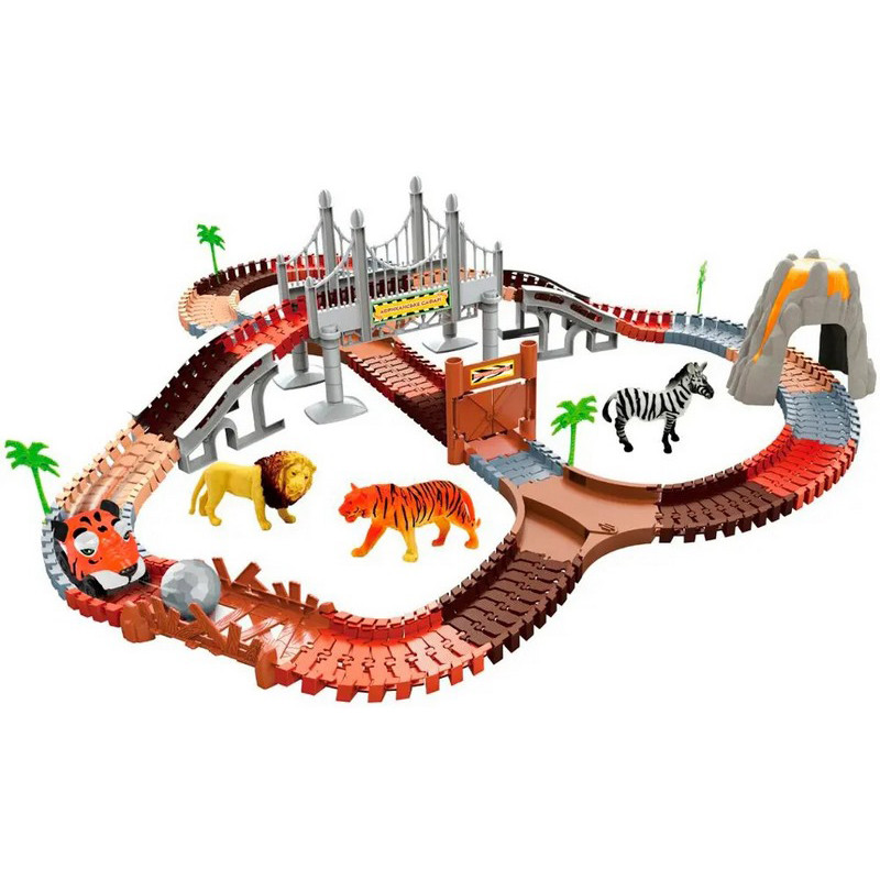 Детский игровой набор железная дорога 