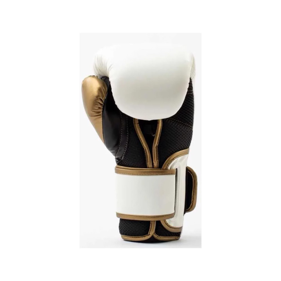 Боксерские перчатки POWERLOCK 2R TRAINING GLOVE Everlast P00003050 белый/золотой 14 унций