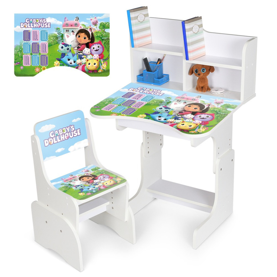 Дитяча Парта Bambi N 2071-20-1 дерево, зі стільчиком