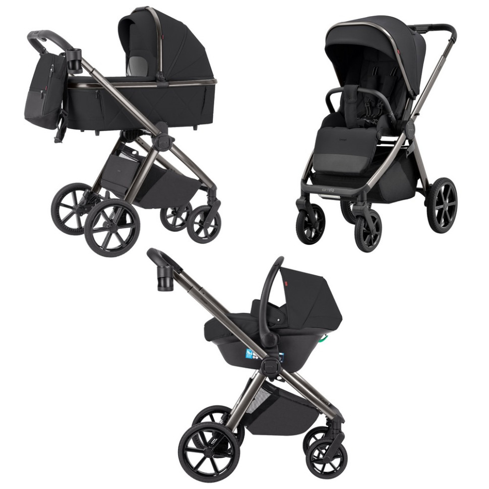 Коляска універсальна 3 в 1 Omega CARRELLO CRL-6535/1 Absolute Black