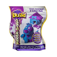 Пісок для дитячої творчості - KINETIC SAND BUILD (блакитний - 227 г, фіолетовий - 227 г) 71428BP
