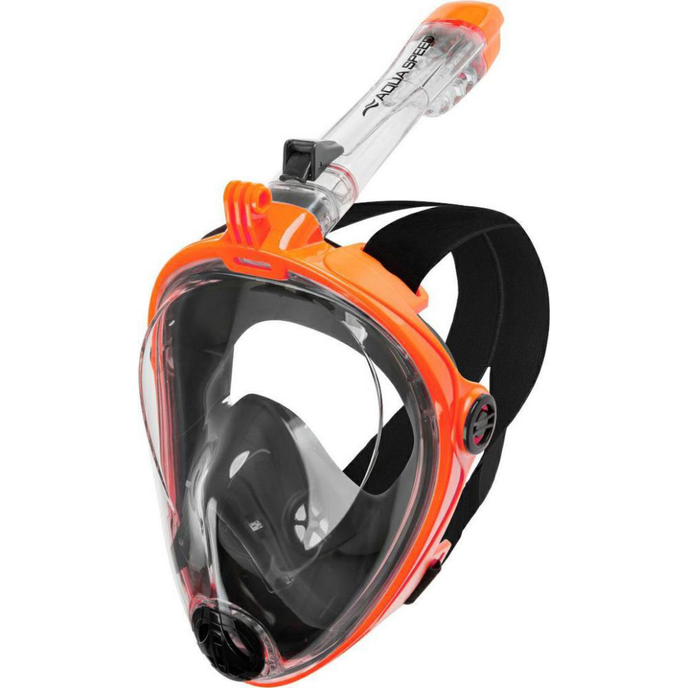 Повнолицьова маска SPECTRA 2.0 Aqua Speed 247-75 чорний, помаранчевий, S/M