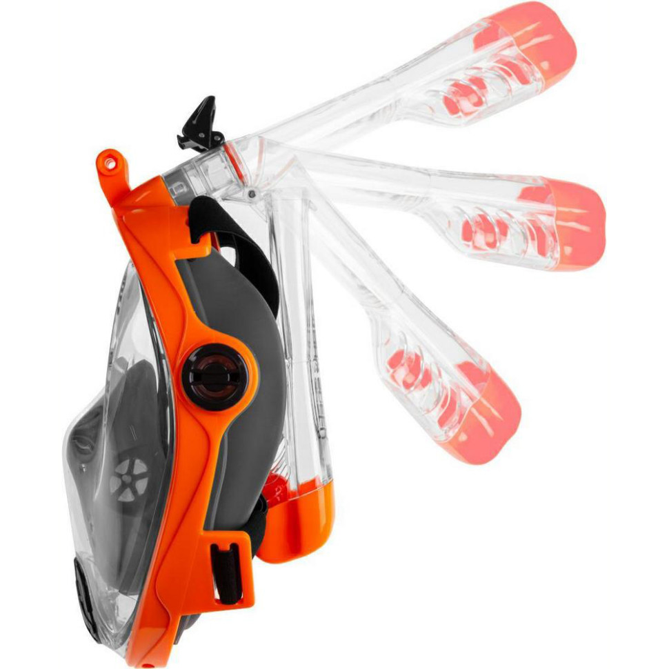 Повнолицьова маска SPECTRA 2.0 Aqua Speed 247-75 чорний, помаранчевий, S/M