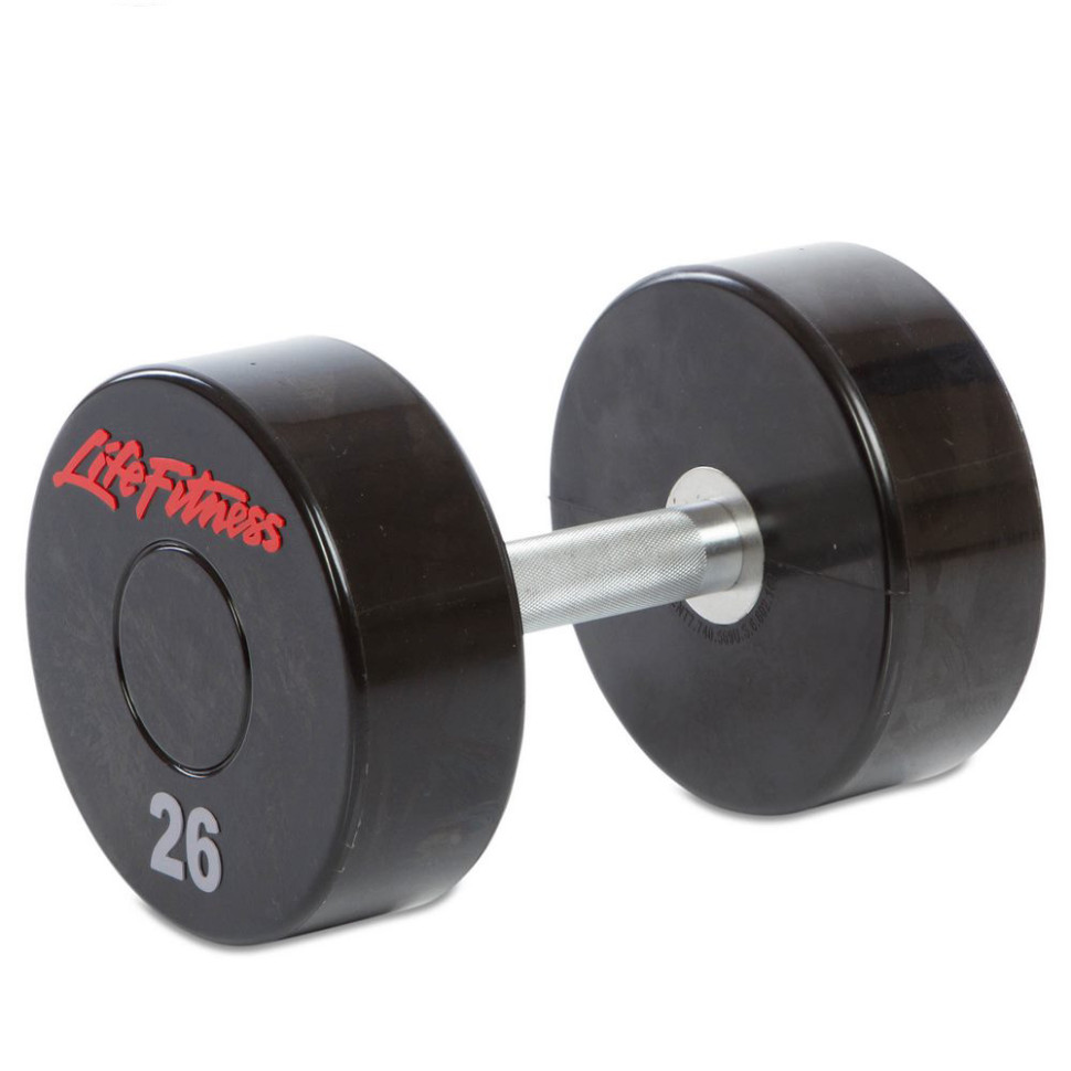 Гантель цільна професійна LIFE FITNESS Gemini Sport GA-80081-26, 1 шт 26 кг
