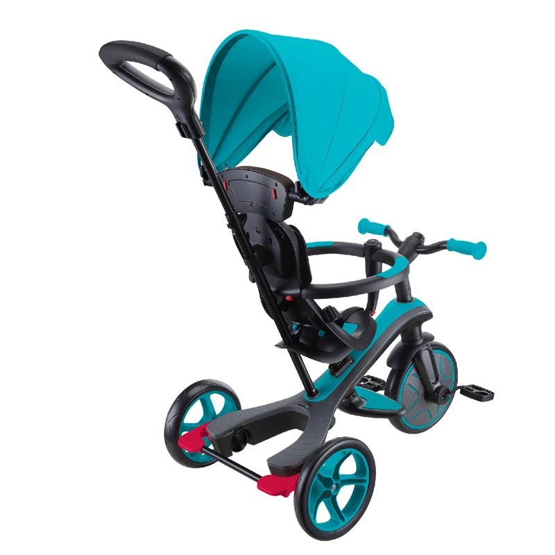 Велосипед детский EXPLORER TRIKE 4в1 DELUXE PLAY GLOBBER 634-105 бирюзовый до 20кг