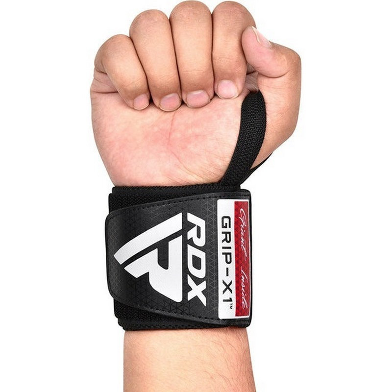 Бинты для запястий (кистевые бинты) GYM WRIST WRAP R11 RDX Inc Limited WAH-WR11BR, BLACK/RED