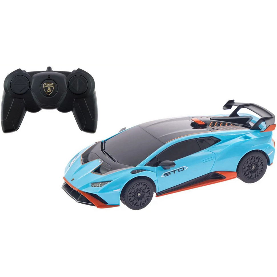 Машинка на радиоуправлении Lamborghini Huracan STO Rastar 98800 blue 1:24 