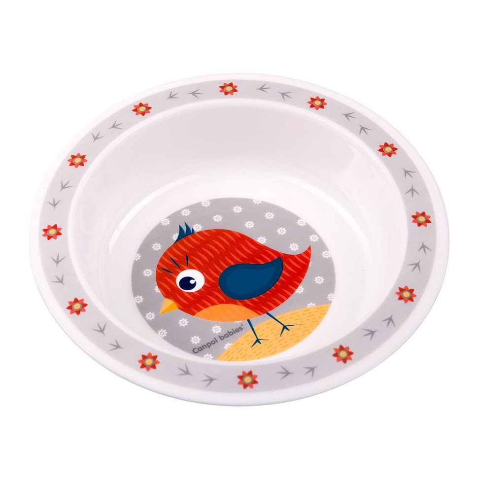 Детский набор посуды Cute Animals Canpol babies 4/401_red 5 предметов
