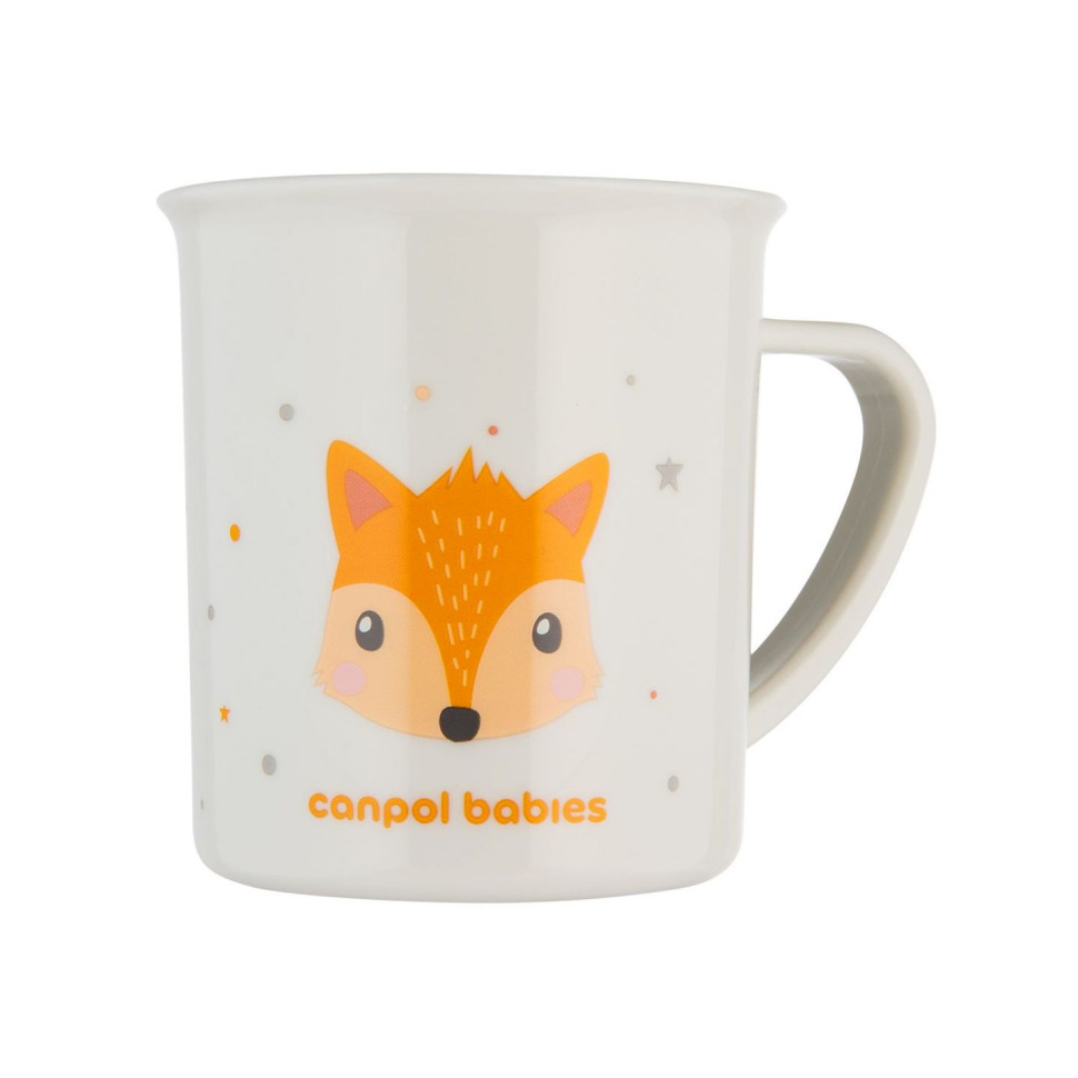 Детская кружка Лисичка Cute animals Canpol babies 4/413_ora оранжевый, 170 мл