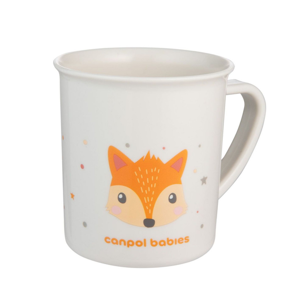 Детская кружка Лисичка Cute animals Canpol babies 4/413_ora оранжевый, 170 мл
