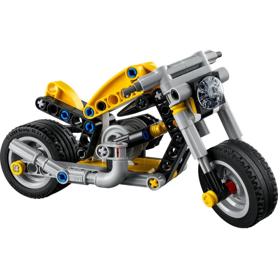 Конструктор Желтый мотоцикл LEGO Technic 42225, 151 деталь