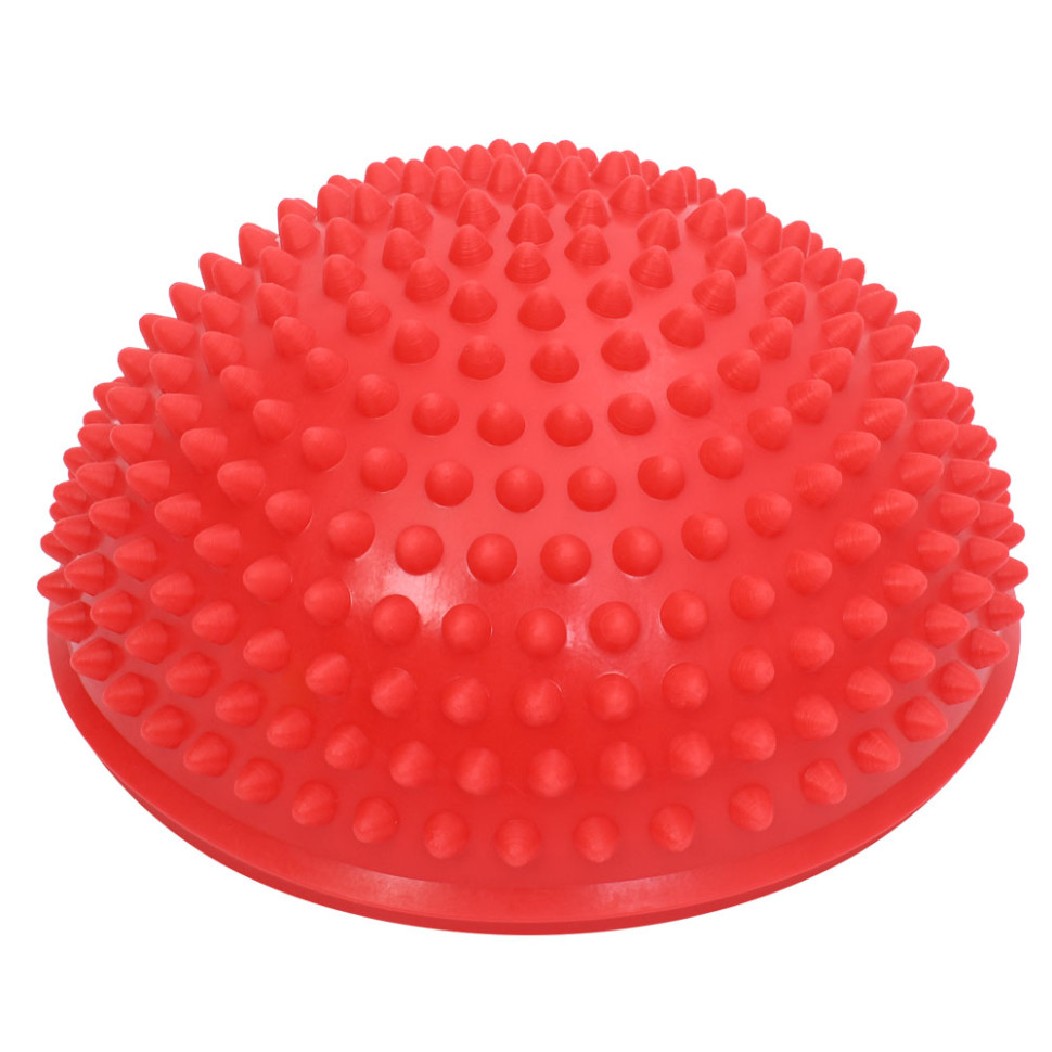 Півсфера масажна балансувальна Bambi MS 4958(Red) текстурна поверхня, 16х8 см