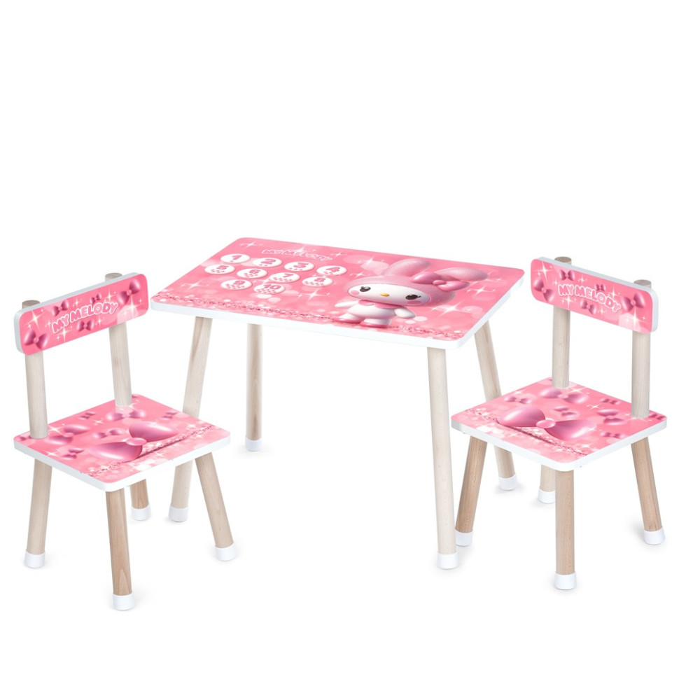 Детский Столик Bambi M 501-8 столешница 60 х 40 см, 2 стульчика