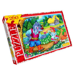 Пазл дитячий "Червона шапочка" Danko Toys C260-12-11, 260 елементів