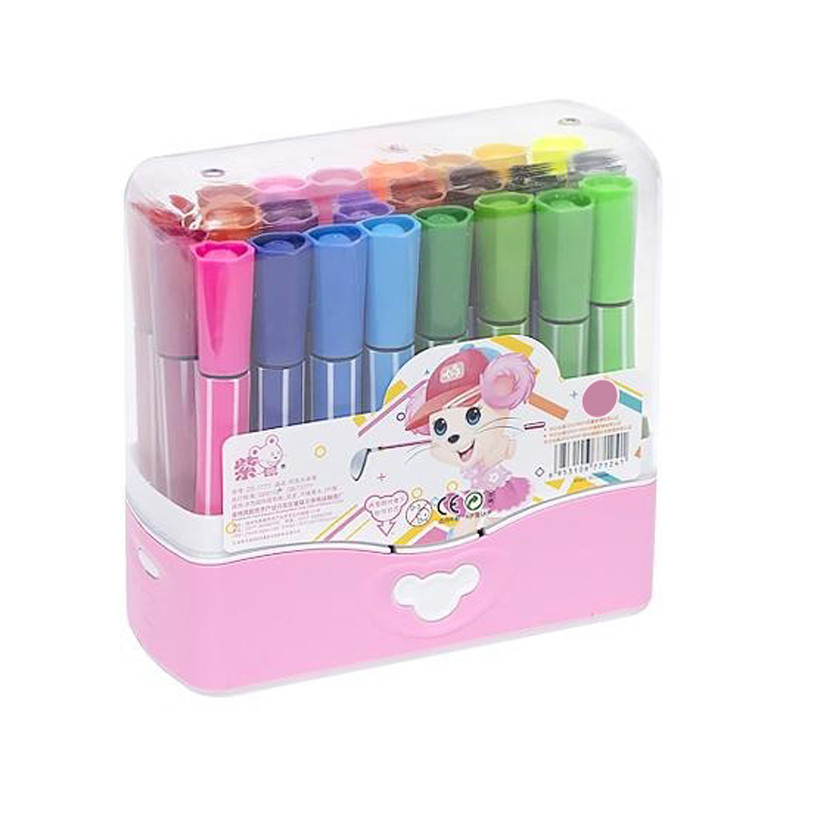 Детский набор фломастеров Bambi 1771-36(Pink) 36 цветов