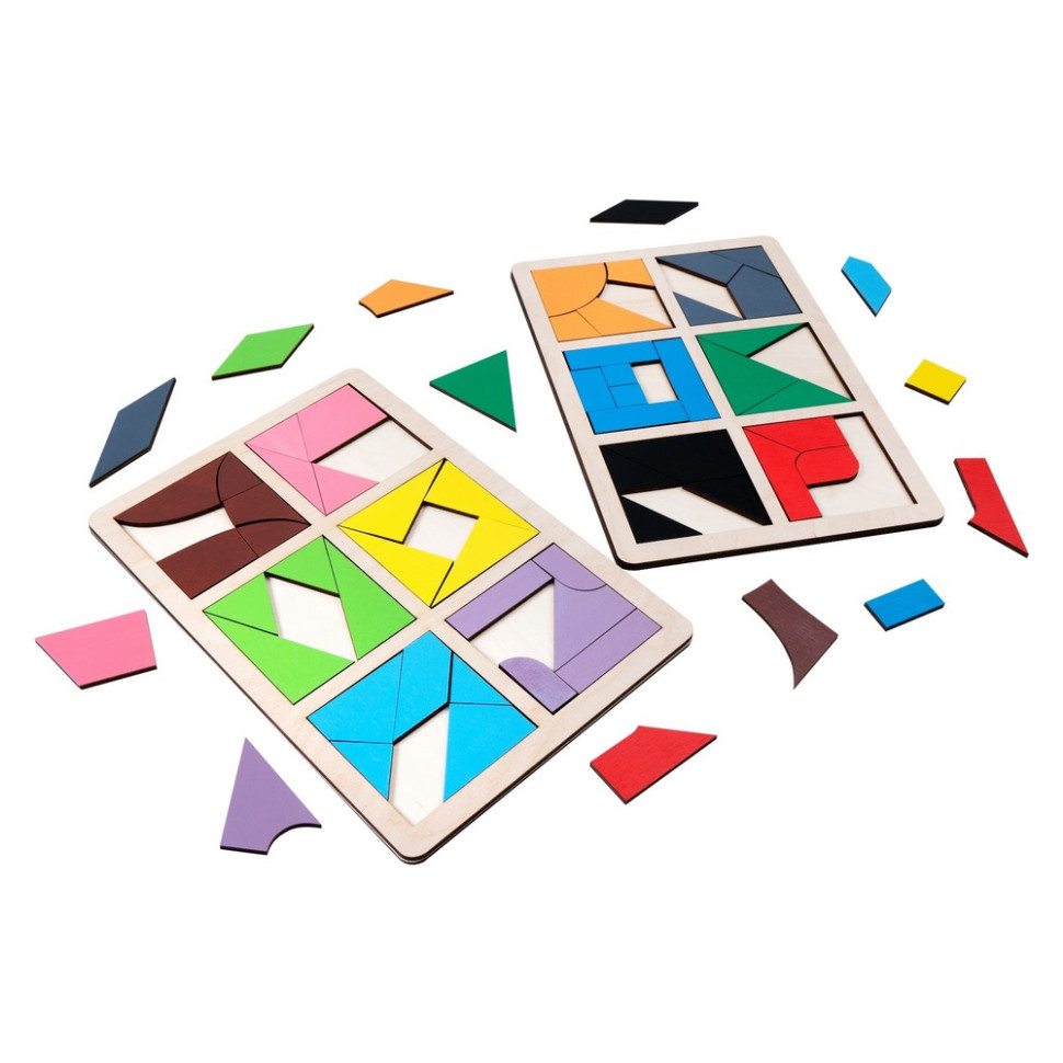Дитячий дерев'яний Танграм 