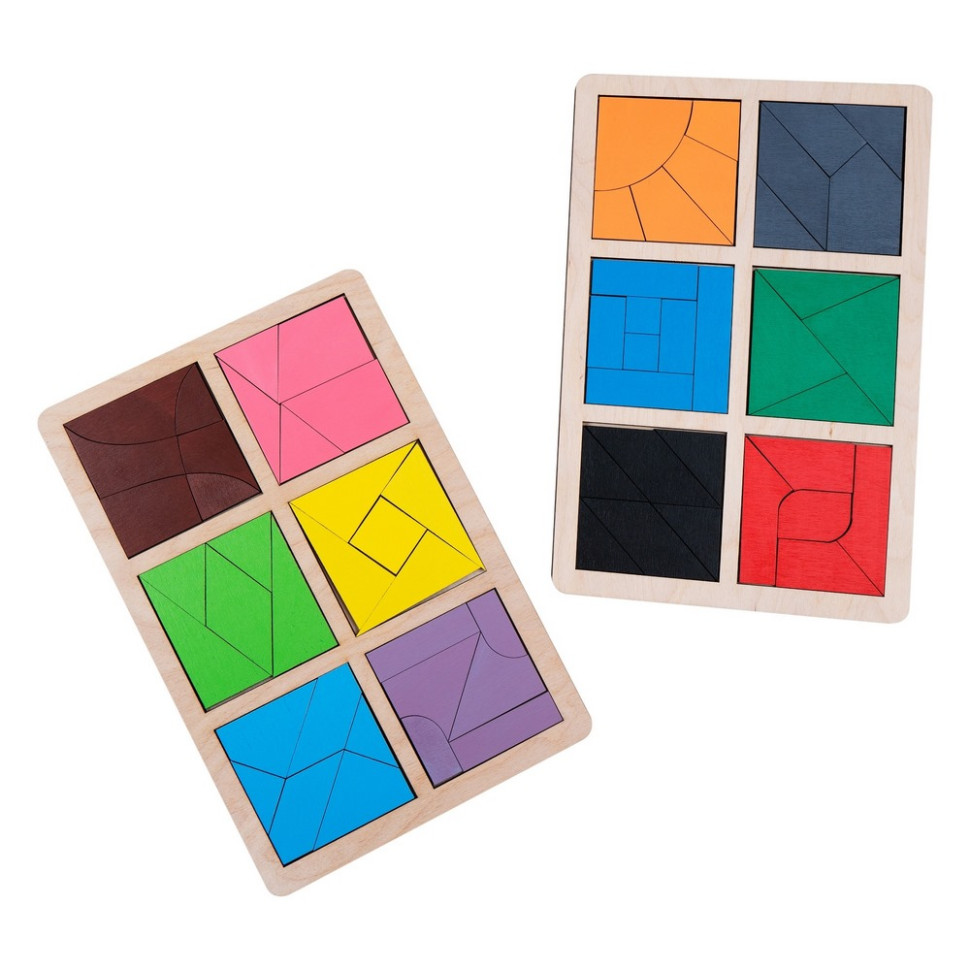 Дитячий дерев'яний Танграм 