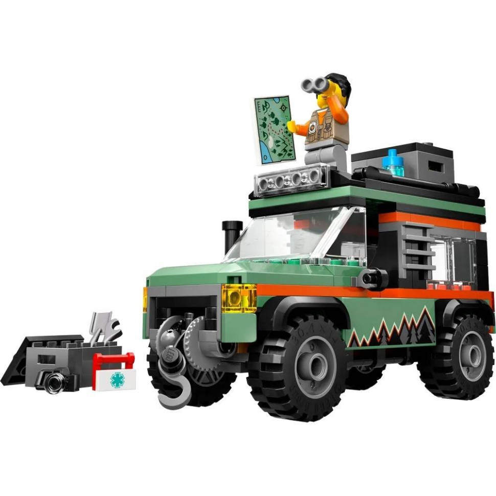 Конструктор Внедорожный горный грузовик 4x4 LEGO 60447, 221 деталь
