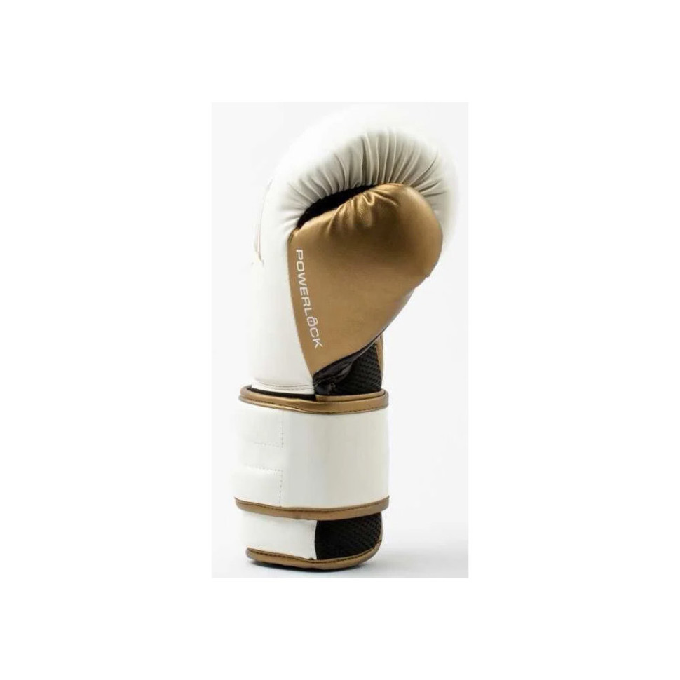 Боксерские перчатки POWERLOCK 2R TRAINING GLOVE Everlast P00003051 белый/золотой 16 унций