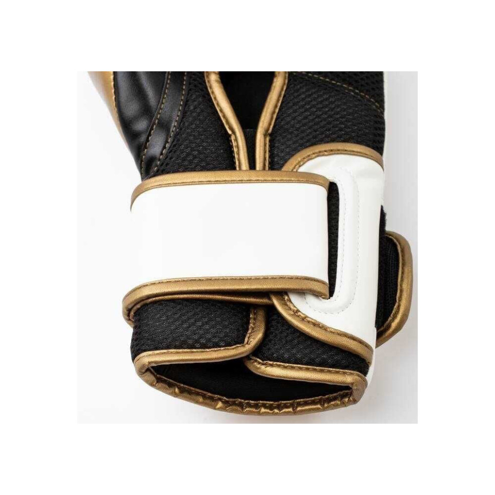 Боксерские перчатки POWERLOCK 2R TRAINING GLOVE Everlast P00003051 белый/золотой 16 унций
