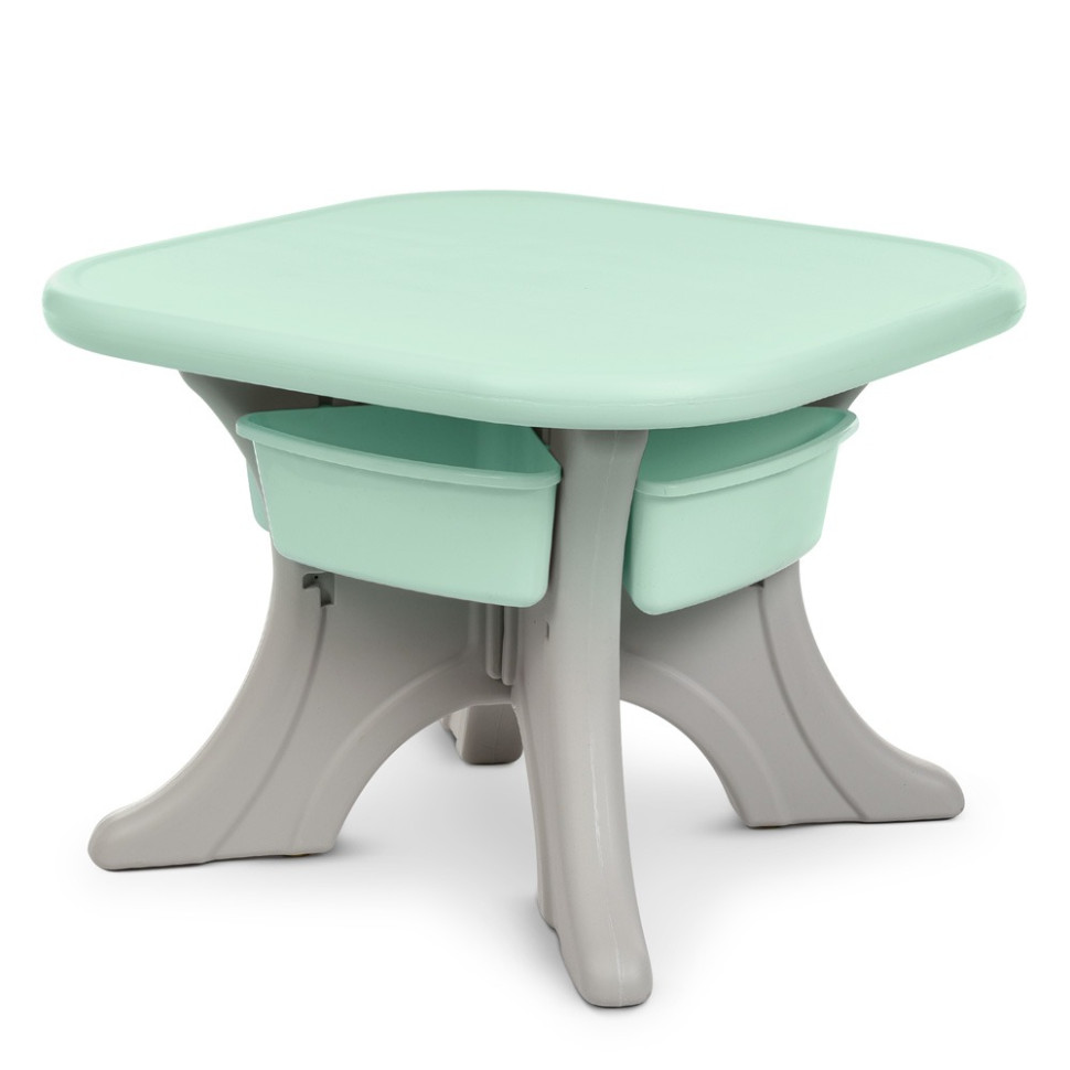 Дитячий столик з двома стільцями Bambi NEW TABLE-5 бежево-м'ятний