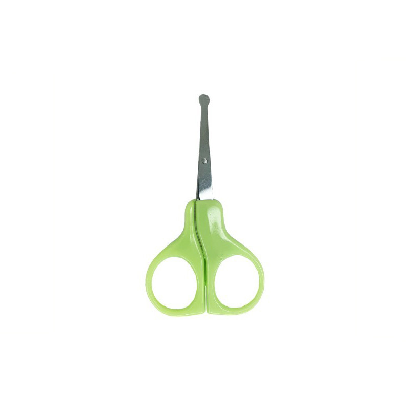 Ножиці манікюрні безпечні Mega Zayka MGZ-0715(Green) зелений
