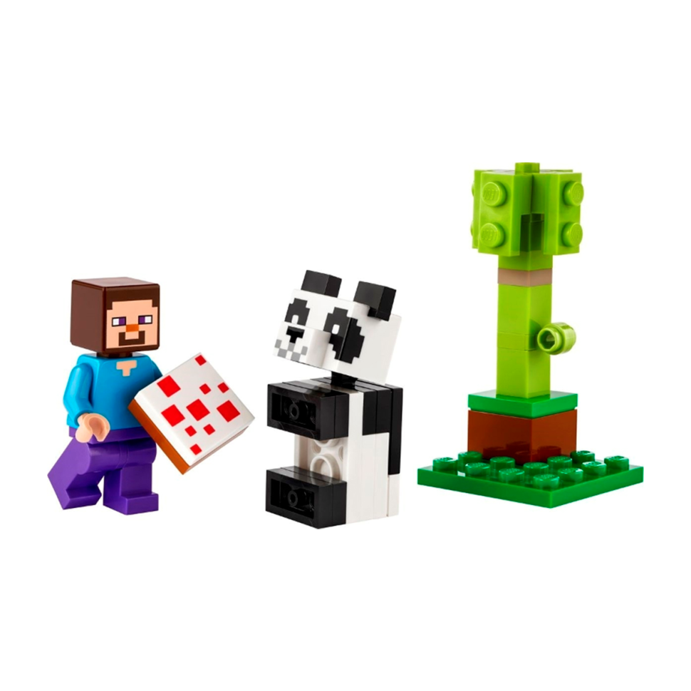 Конструктор Minecraft Стив и малыш-панда LEGO 30672, 35 деталей