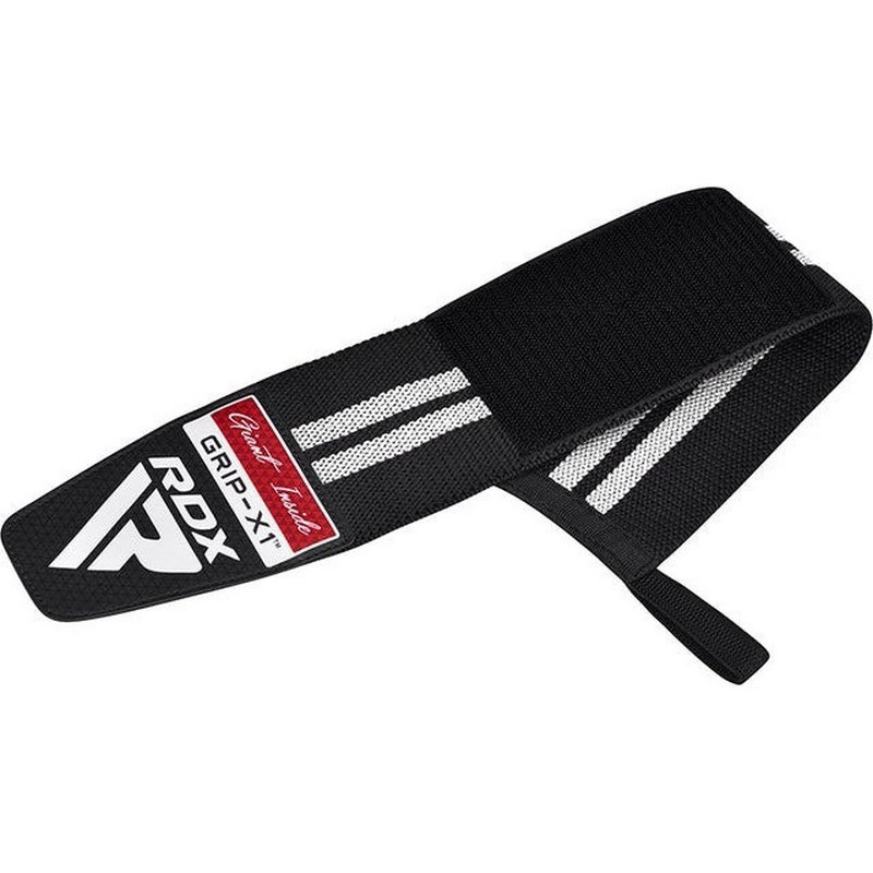 Бинти для зап'ясть (кистьові бинти) GYM WRIST WRAP R11 RDX Inc Limited WAH-WR11BW, BLACK/WHITE