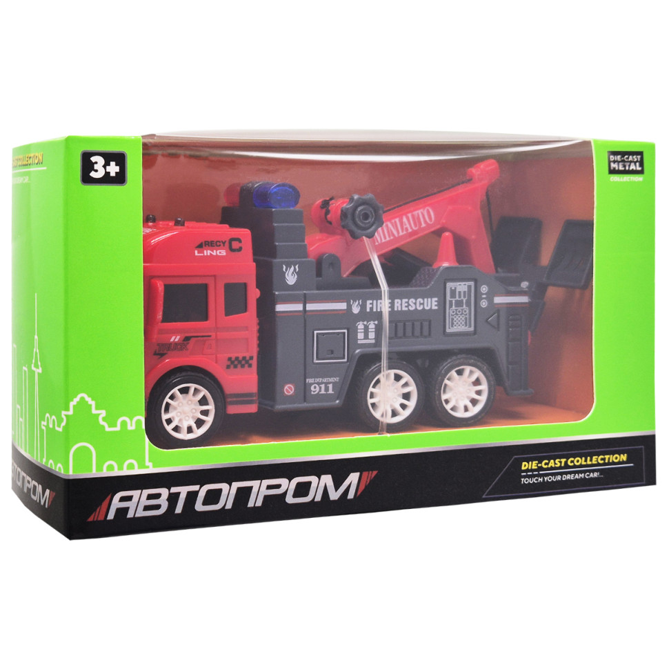 Дитяча ігрова машинка Fire Rescue АВТОПРОМ AP7473(Red1) пластик