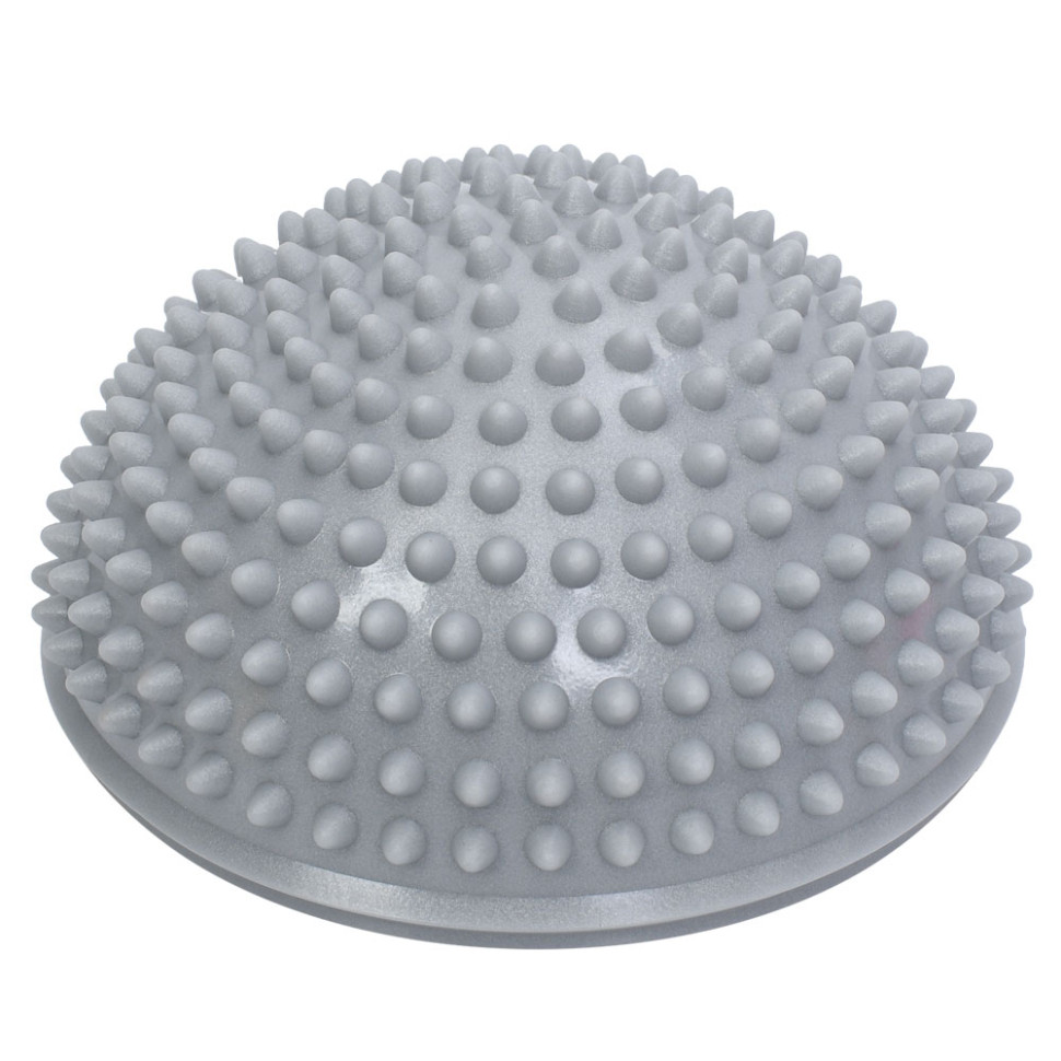 Півсфера масажна балансувальна Bambi MS 4958(Silver) текстурна поверхня, 16х8 см