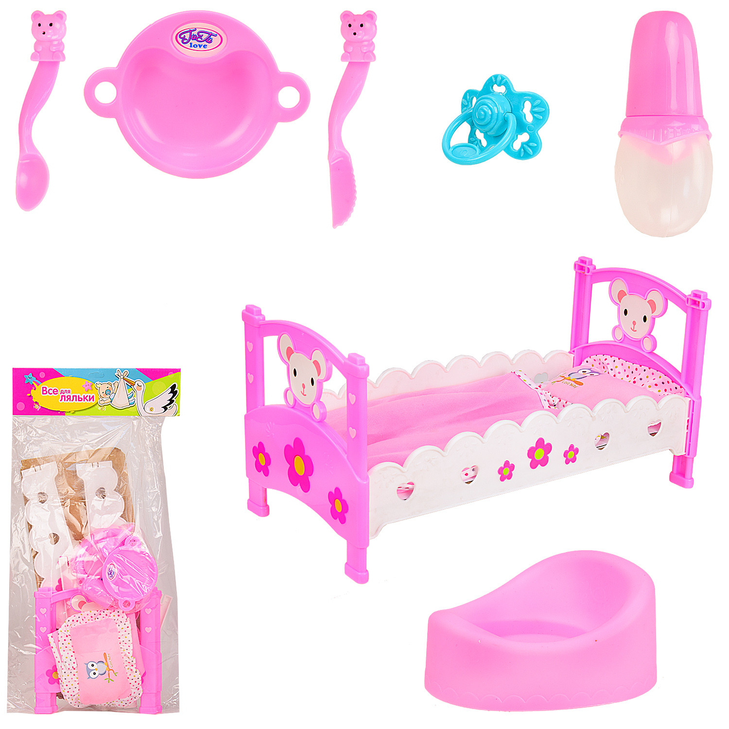 Спальня для кукол: разнообразие наборов игрушечной мебели