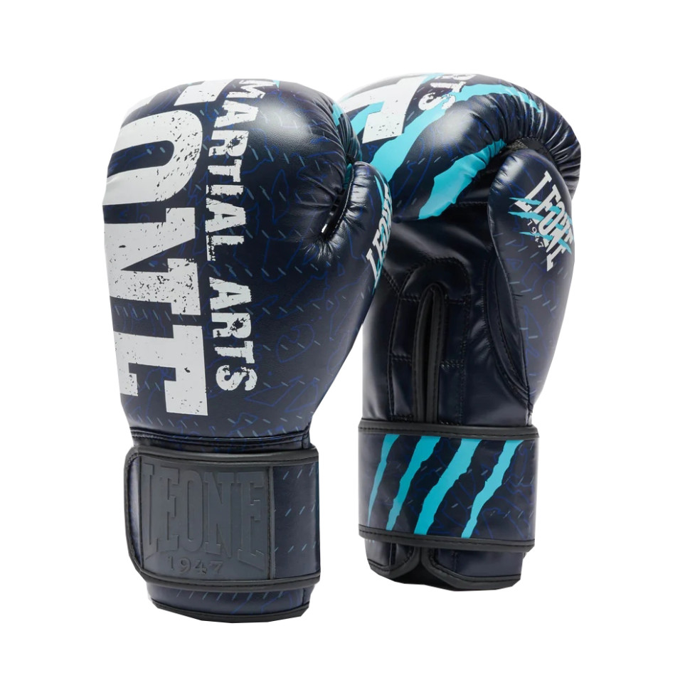 Боксерські рукавички GN004 PRIMAL INSTINCT Leone GN004_Blue_16oz, Blue 16 унцій
