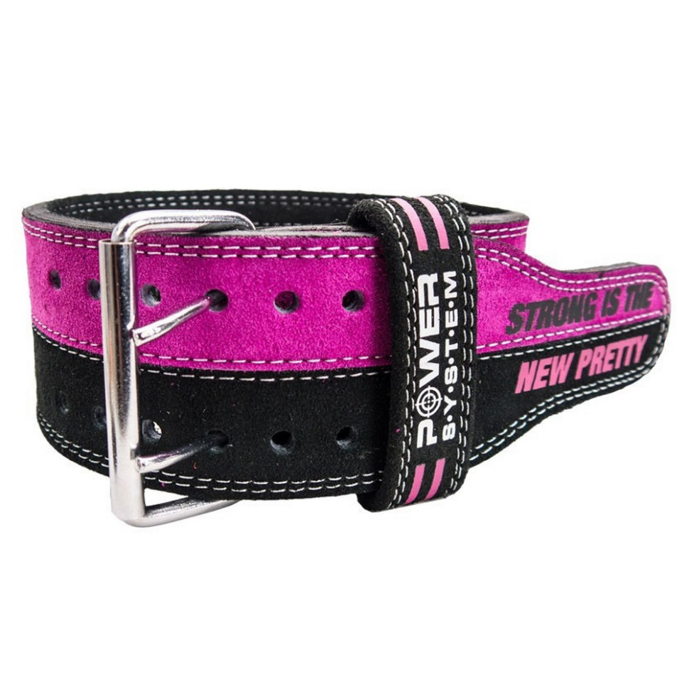 Пояс для важкої атлетики PS-3850 Strong Femme Power System PS_3850_S_Bl/Pink, Black/Pink, S