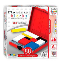 Головоломка Блоки Мондріана (червоний) Eureka Ah!Ha Mondrian Blocks red 473553