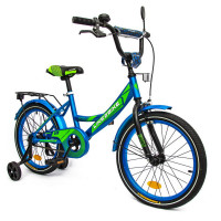 Велосипед детский "Sky" LIKE2BIKE 211802 колёса 18", голубой, рама сталь, со звонком