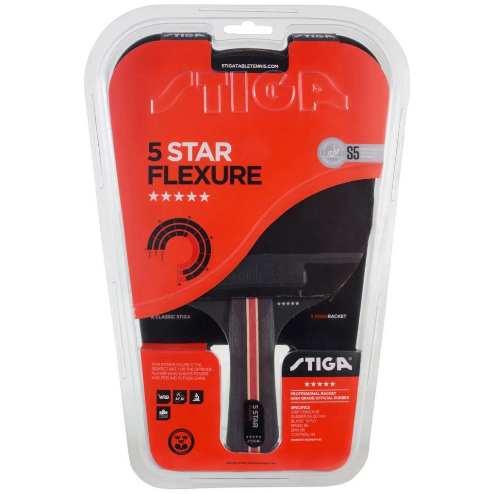 Ракетка для настільного тенісу Flexure 5 Star FL Stiga 931285