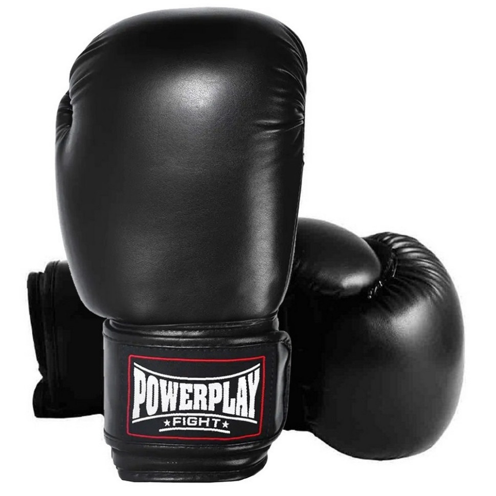 Боксерські рукавиці 3004 Classic PowerPlay PP_3004_16oz_Black, Чорні 16 унцій