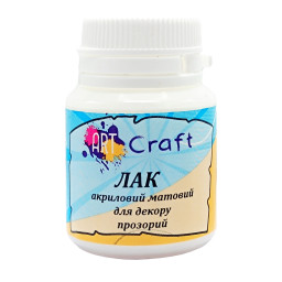 Лак акриловый Матовый Art Craft 5004-AC 20 мл Лак акриловый Матовый Art Craft 5004-AC 20 мл