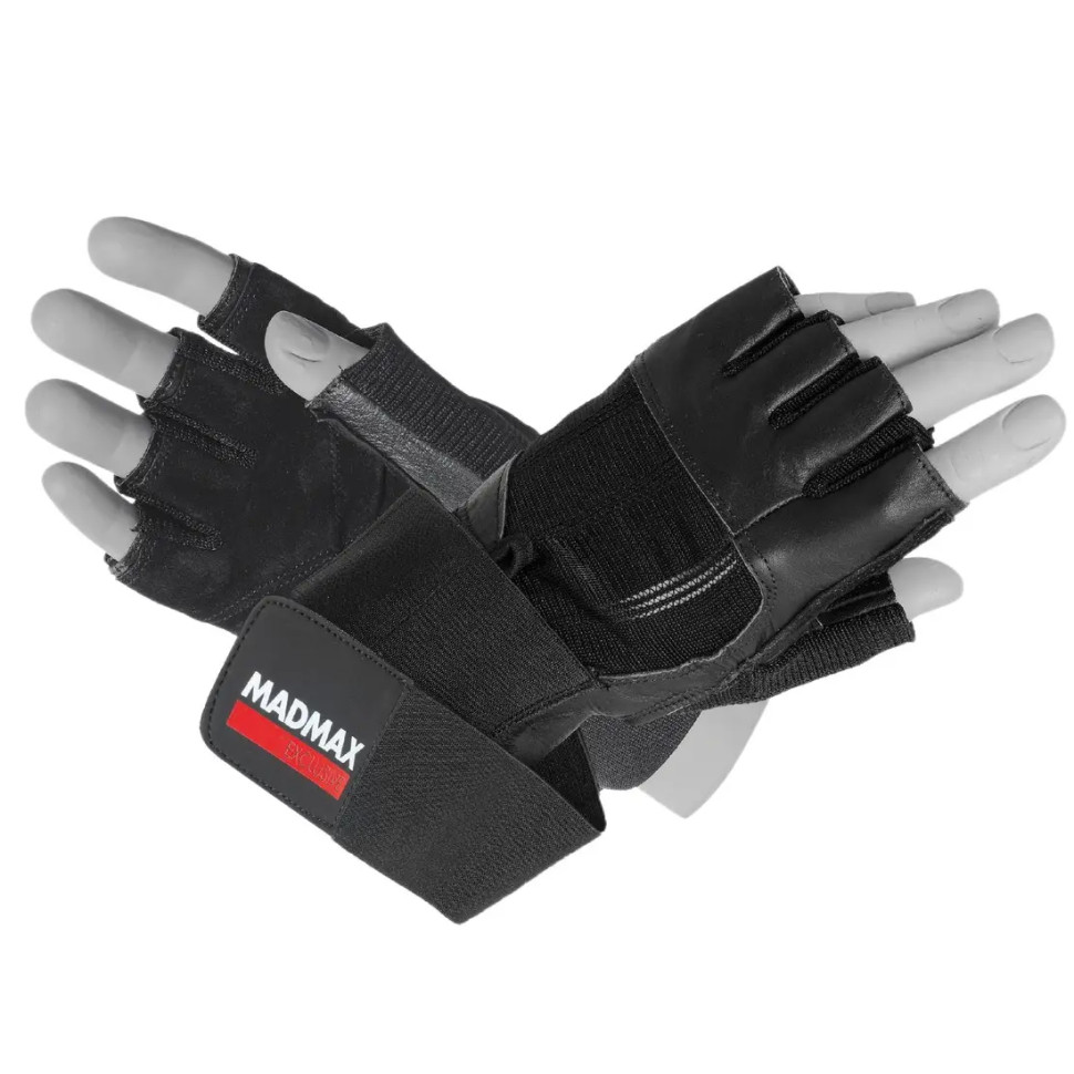 Рукавички для фітнесу Professional Exclusive MadMax MFG-269-Black_L, L