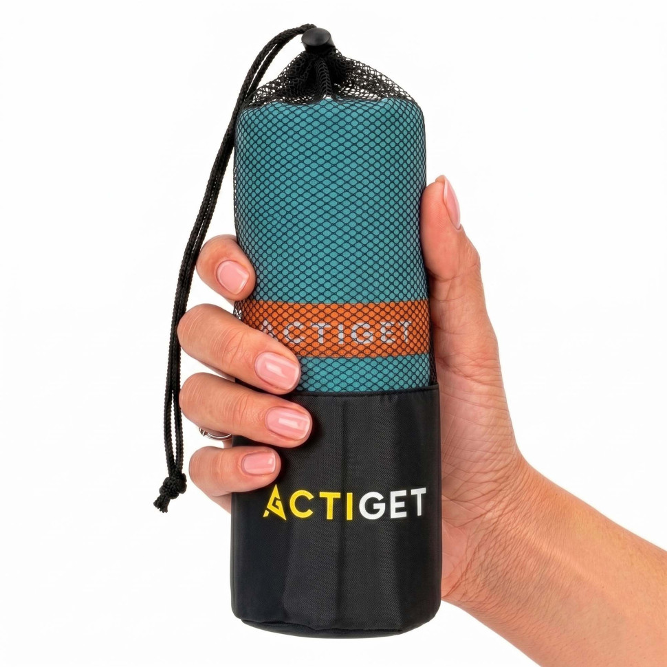 Рушник спортивний Actiget ACT0194 Sky Blue, з мікрофібри 150x75 см