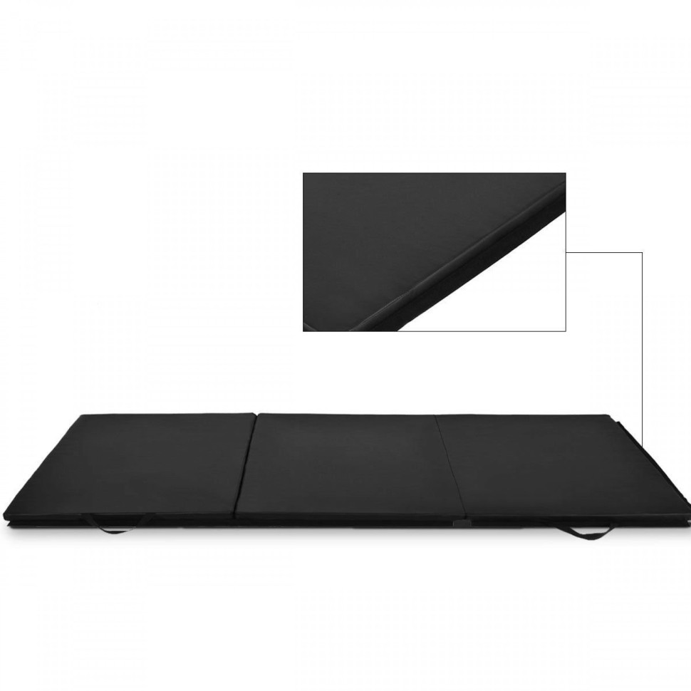 Мат гимнастический складной Springos FA0041 Black 180x60x5 cм
