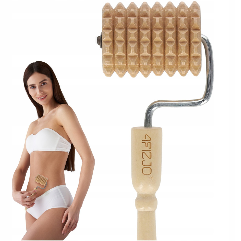 Массажный деревянный ролик для тела 4FIZJO P-5905973400268