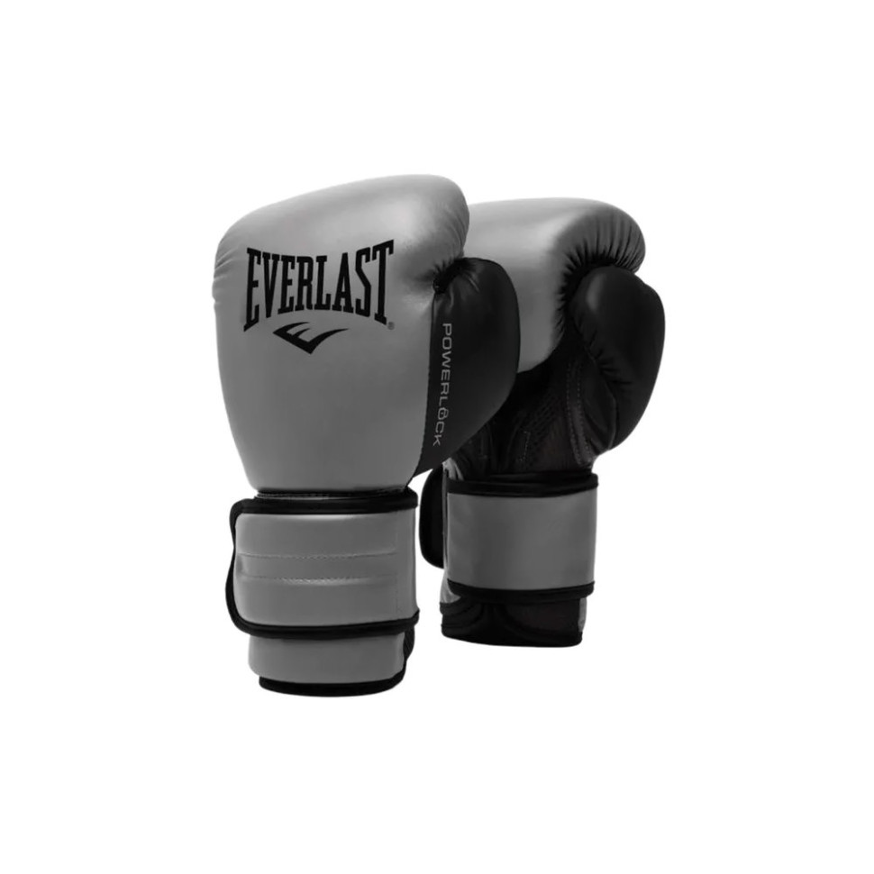 Боксерские перчатки POWERLOCK 2R TRAINING GLOVE Everlast P00002304 серый/черный 10 унций
