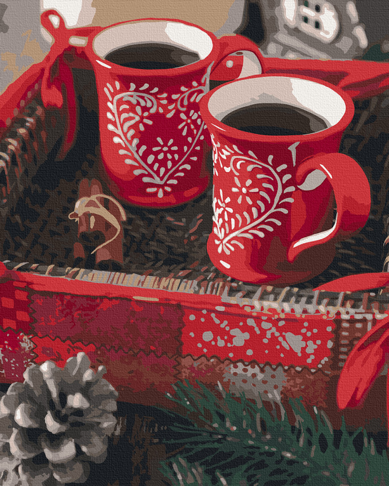 Картина за номерами. Art Craft "Різдвяна кава" 40*50 см 12133-AC по цене 224 грн.